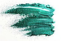 Green brush strokes backgrounds paint white background.