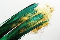 Green gold brush strokes weaponry pollen dagger.