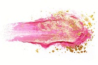 Pink gold brush strokes cosmetics powder animal.