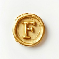 Letter F gold accessories accessory.
