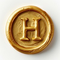 Letter H gold accessories accessory.