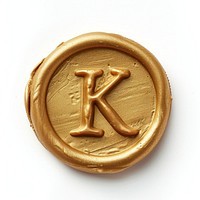 Letter K gold accessories accessory.