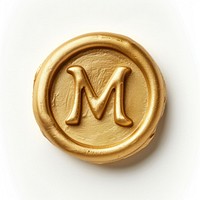 Letter M gold accessories accessory.