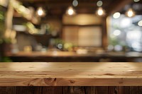 Wood counter japanese style table architecture refreshment.