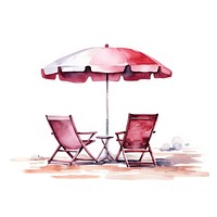 Umbrella chair furniture beach.