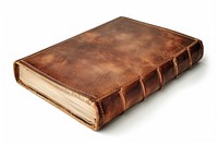 Leatherbound hardcover book publication wallet diary.