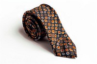 Patterned necktie white background accessories accessory.