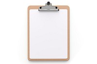 Grey clipboard white background rectangle document.