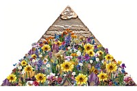 Pyramid flower outdoors pattern.
