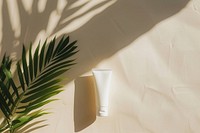 Sunscreen cosmetics plant vase.