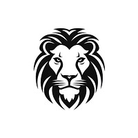 A lion logo stencil symbol.