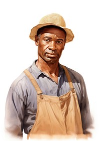 African american farmer portrait person photography.