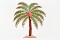 Palm tree embroidery palm tree arecaceae.