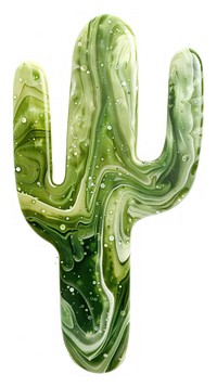 Acrylic pouring cactus accessories accessory gemstone.