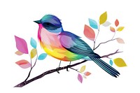 Colorfull Bird bird animal branch.