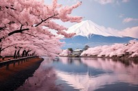 Sakura outdoors blossom scenery.