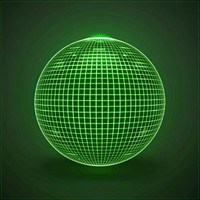 Green ball basketball sphere.