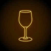 Wine glass icon chandelier beverage alcohol.