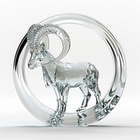 Capricornus zodiac symbol silver animal mammal.