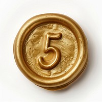 Letter number 5 accessories accessory wax seal.