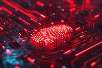 Fingerprint electronics hardware light.