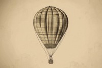 Hot air balloon transportation aircraft vehicle.