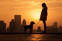 Dog silhouette photography backlighting clothing apparel.
