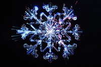 Snow flake snowflake shape light.