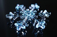 Snow flake snowflake crystal light.