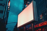 Blank curved led screen mockup advertisement electronics scoreboard.