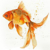 Goldfish animal sea life.