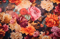Floral pattern fabric texture backgrounds painting flower.