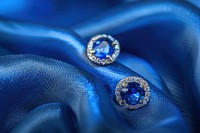 Sapphire earrings gemstone jewelry diamond.
