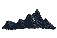 Mountain range silhouette mountain outdoors mountain range.