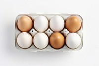 Eggs carton mockup food easter egg.