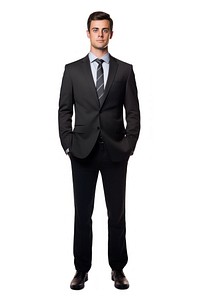 Businessman full body clothing apparel tuxedo.