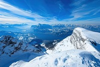 Mountain Range landscape mountain peak.