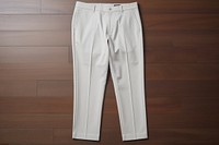 Blank white trousers apparel clothing pants.
