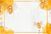 Bee border frame backgrounds insect animal.