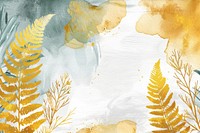 Fern lraves backgrounds painting outdoors.