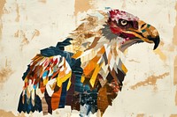 Art painting vulture animal.
