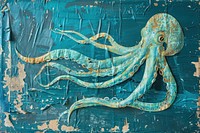 Octopus animal art representation.