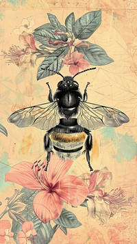 Wallpaper Bee bee drawing animal.