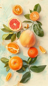 Wallpaper Fruit fruit grapefruit plant.