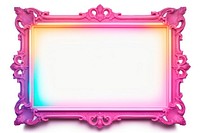Vintage frame of neon backgrounds white background rectangle.