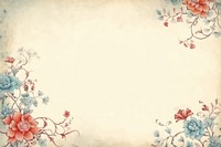 Vintage frame of chinese backgrounds pattern flower.