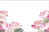 Vintage frame of lotuses backgrounds flower petal.