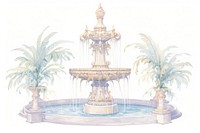 Fountain fountain architecture plant.
