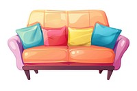 Sofa furniture armchair cushion.