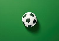 Soccer ball football sports green.